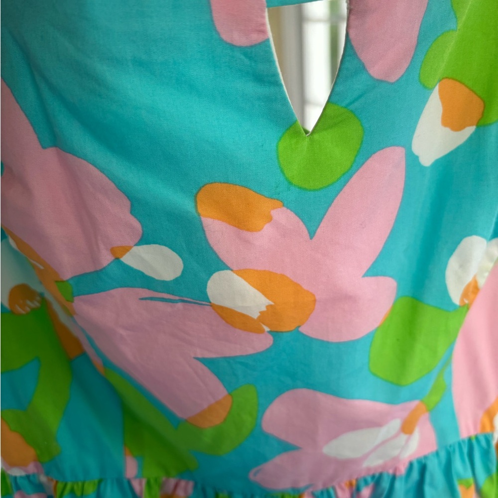 Summertime Lilly Pulitzer strapless sundress
